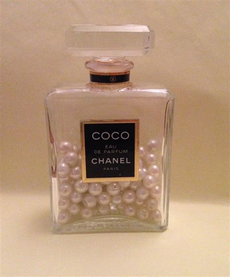 Large Chanel Bottle Decor 